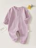 Pure Cotton Long Sleeve Baby Bodysuit: Spring & Autumn Style Newborn Romper
