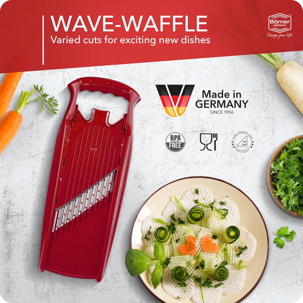 Borner PL Waffle Slicer (Red)