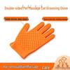 Pet Grooming Silicone Bath Glove: Cat & Dog Fur Removal, Scratching, Cleaning Brush.