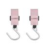 Universal Alloy Baby Stroller Hook Hanging Multifunctional Leather Hook S-shaped Hook For Diaper Bags