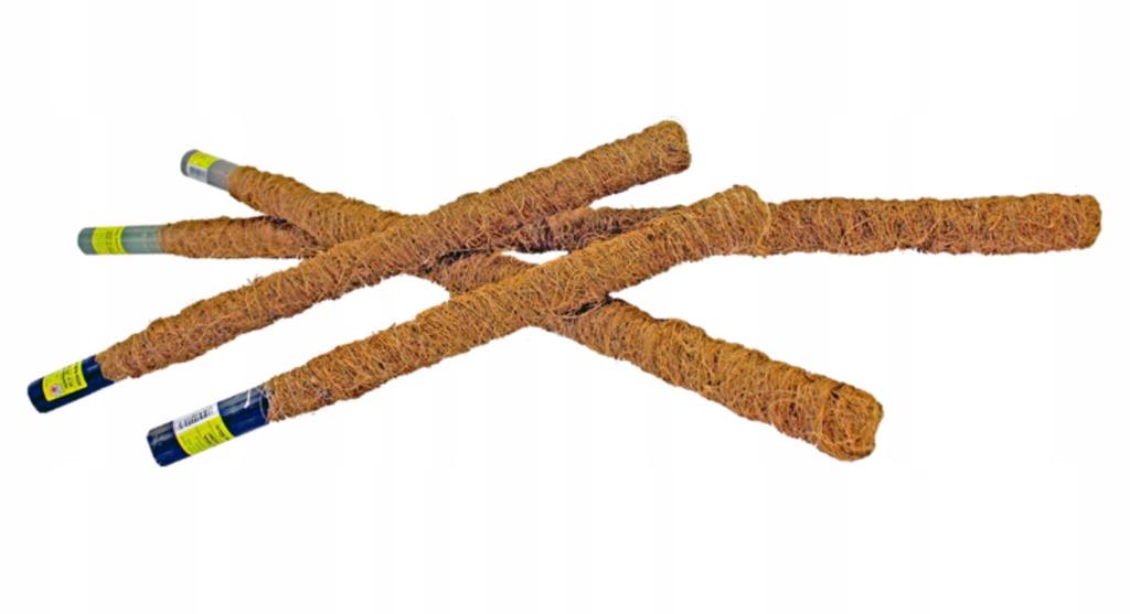 Decorative coconut stake, eco plant support, 100 cm