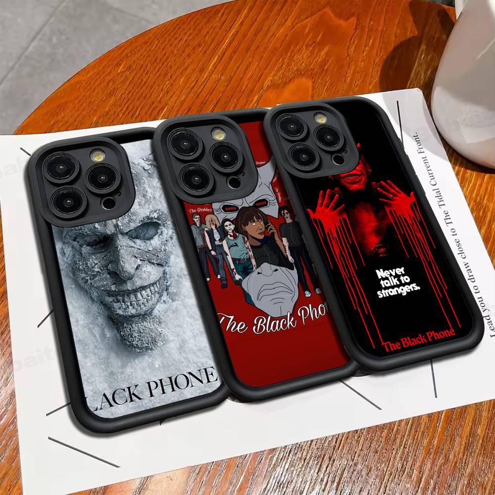 Horror Movie The B-Black P-Phone TPU Phone Cover For Iphone 17 16 15 14 13 12 11 Pro Max Plus Case Cover