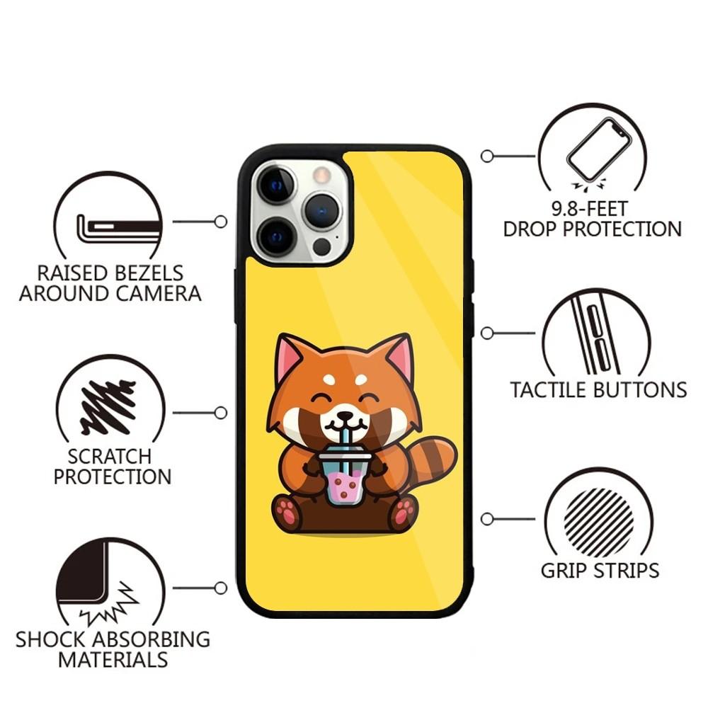Animal Red Panda Cute Phone Case For iPhone 16,15,14,13,12,11,Plus,Pro,Max,Mini Magsafe Magnetic Wireless Charging