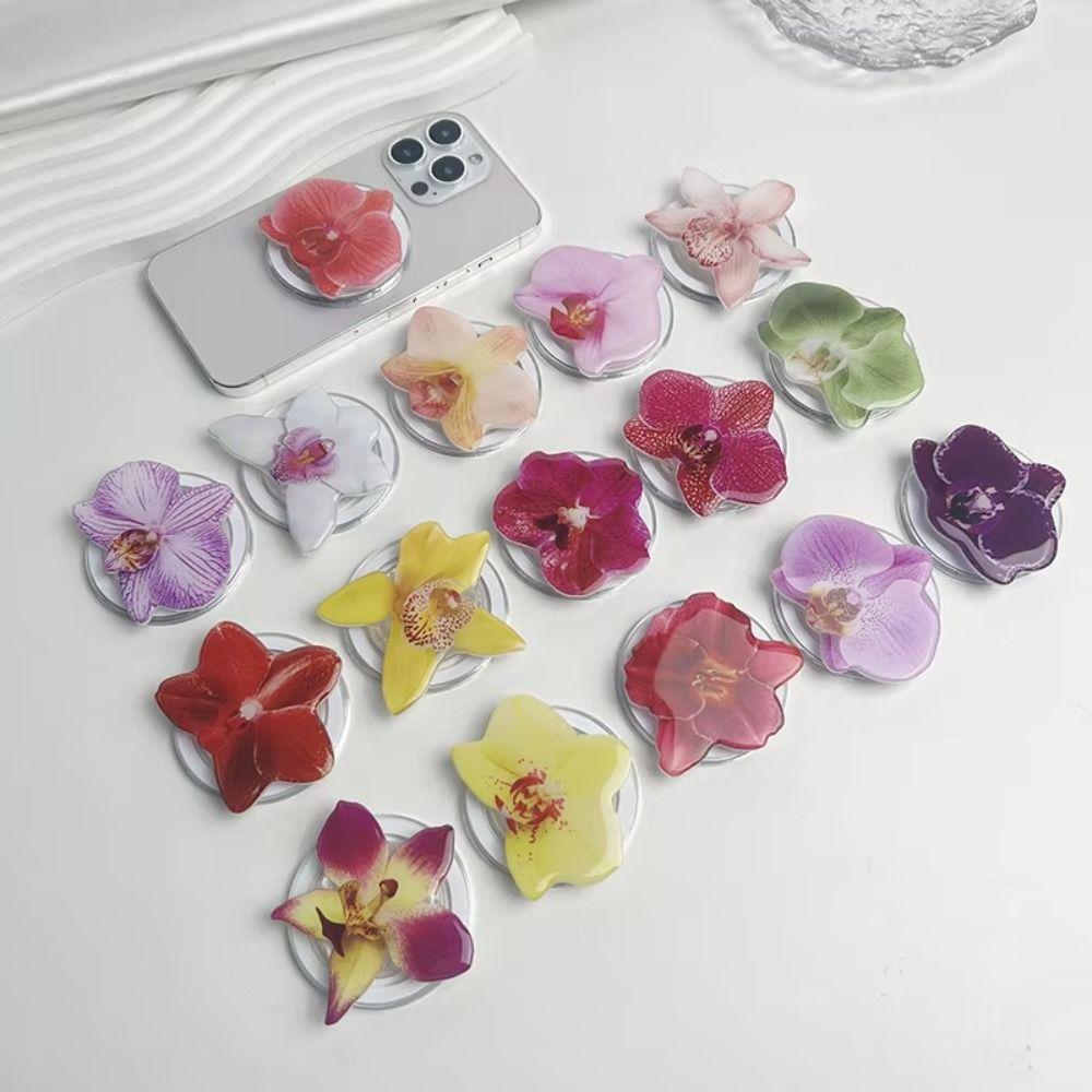 Cymbidium Phone Grip Support Acrylic Phone Finger Ring Mount for iPhone for Magsafe