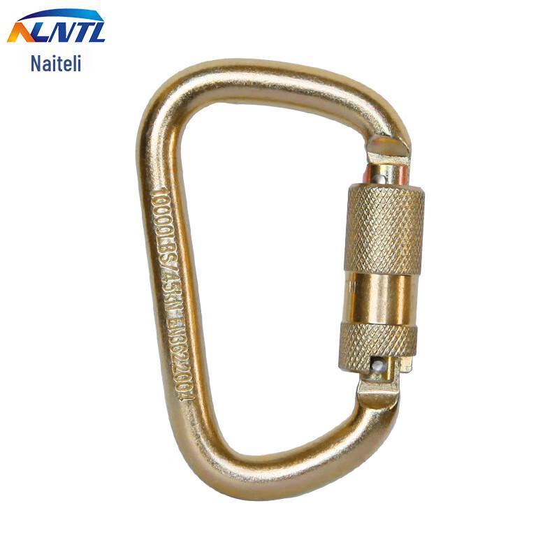 NLNTLD 45KN Automatic Alloy Steel Safety Carabiner