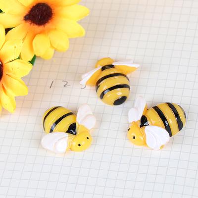 10Pcs Flat Back Resin Cabochon Bee Diy Flatback Scrapbooking Embellishment Craft