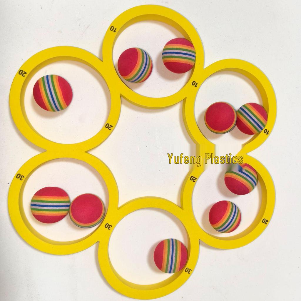 Cross-Border EVA Water Triangle Toss Ring Set: Interactive Pool Toy