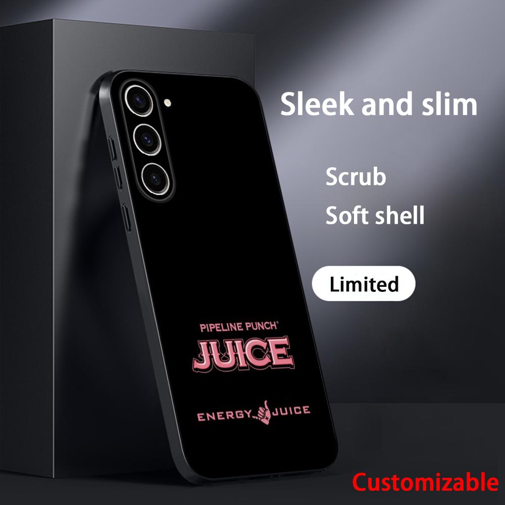 MonsterS Saftgetränk Geschmack E-energyS Handyhülle Für Samsung Galaxy S25 S24 S23 S22 S21 S20 Plus Ultra Note20 Weich Schwarz
