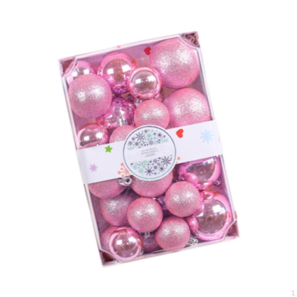 26 Pieces Christmas Ball Ornaments Decorative Baubles Holiday Hanging Balls Home Decor Shatterproof