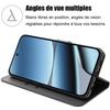 Coque Pliable - E.F.Connection - pour Google Pixel 10 Pro XL - Antichoc Synthécuir Noir - 2 Verres Trempés