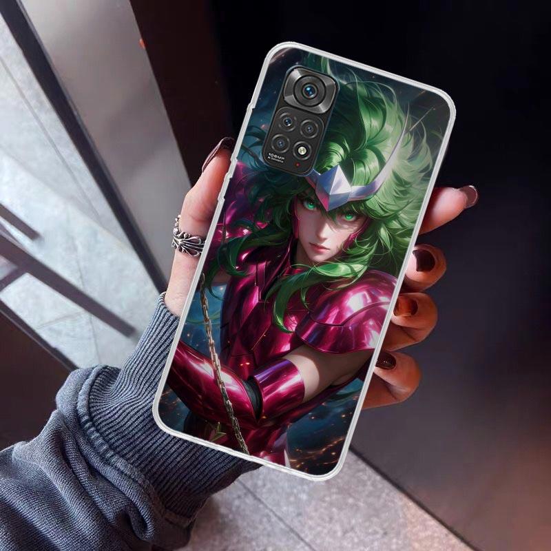 Saint Seiya Cool Phone Case For Xiaomi Poco X5 X6 X7 Pro F7 Ultra M7 Redmi 15C 15 13C 13 12C 12 10 10C 10A 9 9C 9T 9A Cover Poco