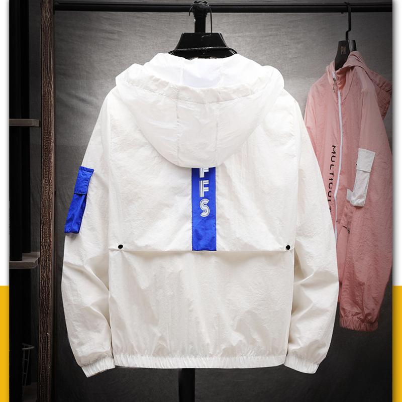 Fashion Men's Sunscreen Clothing New Casual Large Size Summer Outdoor Sunscreen Clothing Jacket Tops Men's Jacket