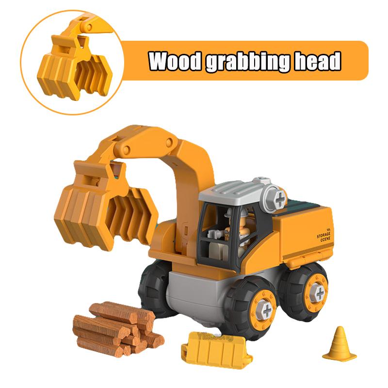 Bricolaje Vehículo de Ingeniería para Niños Taladro Eléctrico Juegos de Herramientas Juguetes Combinar Educativo Infantil Ensamblado Para Niños Tuerca Construcción Regalo