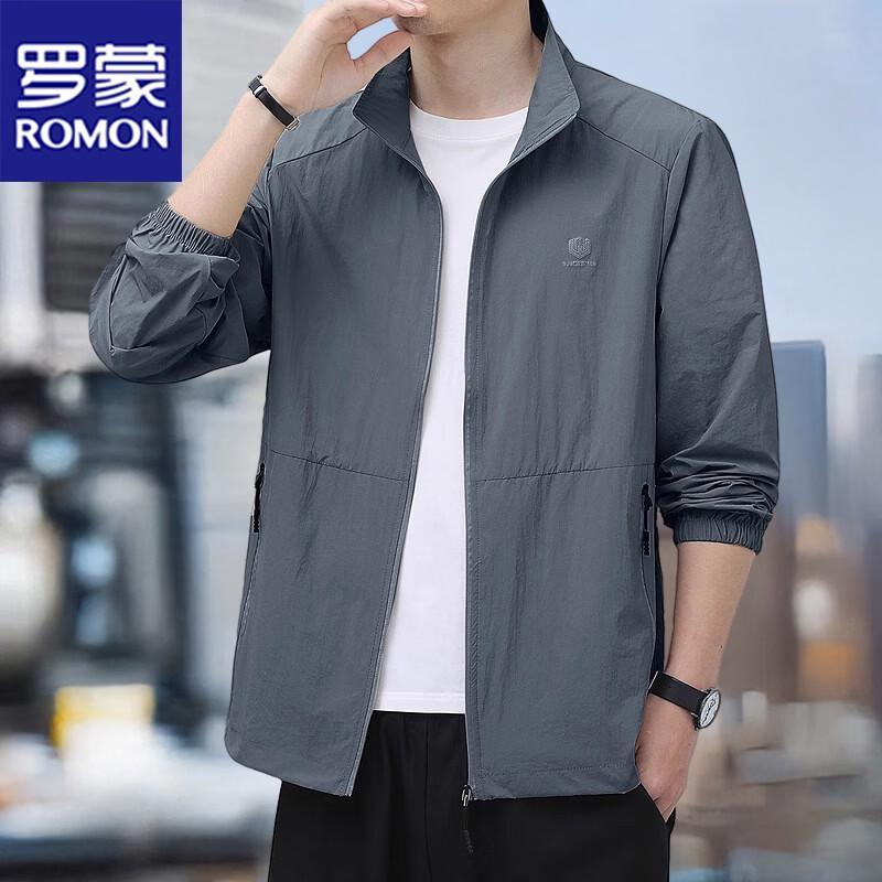 Romon Men's Ice Silk Sun Protection Jacket