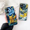 P-Pokemons Gengar P-Pikachus Cute Cover for Samsung Galaxy S22 S21 S20 FE Ultra Plus A35 A36 A37 A33 A34 A04 A71 Phone Case