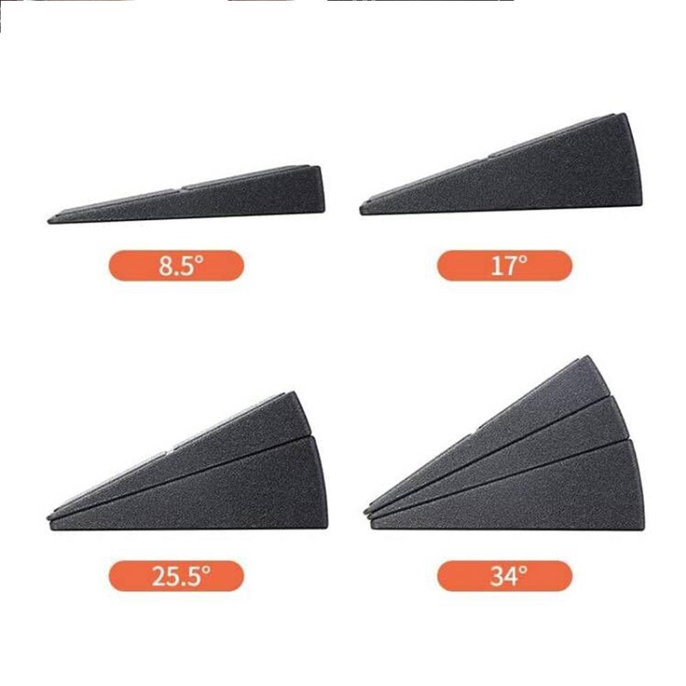 1/3Pcs Adjustable Non-Slip Squat Wedge Block Deadlift Ramp Calf Stretcher Slant Board Strength Training