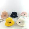 Soft Bucket Hats Solid Color Pullover Hat Cute Warm Hat  Autumn Winter