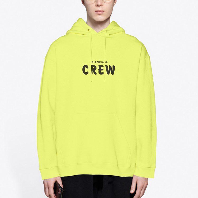 Balenciaga Crew Logo Hoodie 600583TIV757072