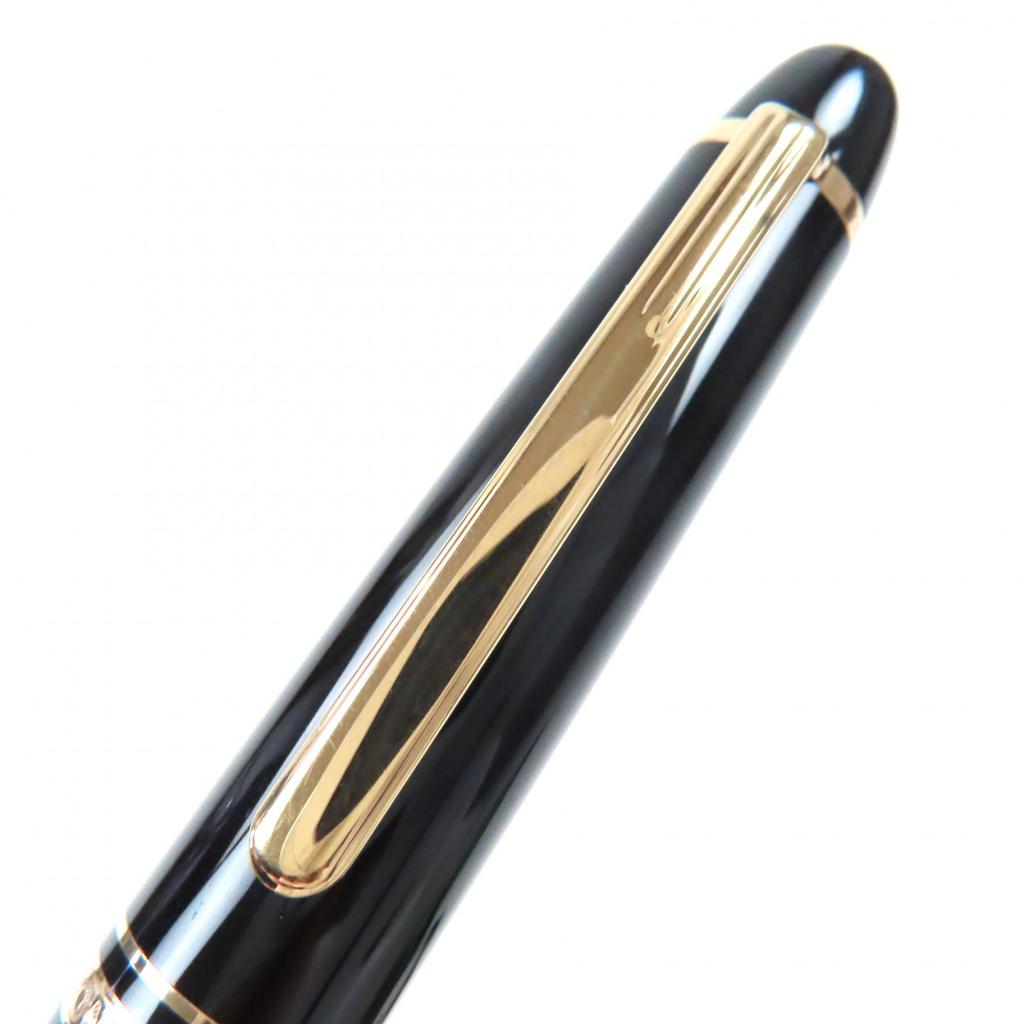 Excellent MONTBLANC fountain pen Meisterstck pix 145 classic Black gold 14K mens Used
