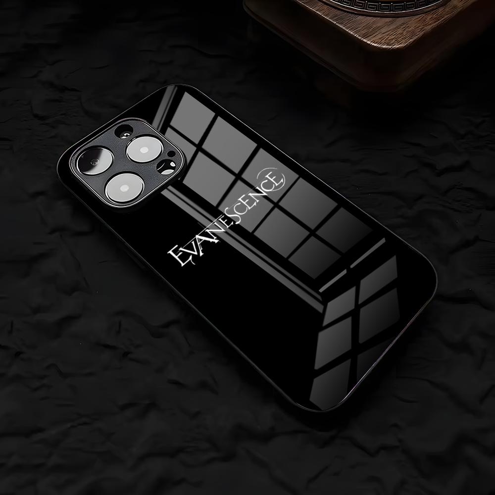 E-Evanescence Amy L-Lee Phone Case For IPhone 17 Air 16 E Pro Max 15 14 13 Mini 12 Pro 11 Max Plus Black Glass Cover