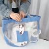 Cartoon Pet Carrier Bag Breathable Pet Outing Shoulder Bag Portable Cats Dogs Tote Bag  Summer