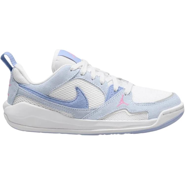 New Jordan CMFT Era Low Top Children's Basketball Shoes White Blue Teenagers HQ0506-140