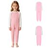 Mono Adaptativo Unisex para Niños con Necesidades Especiales, Bloque de Color, Cuello Redondo, Manga Larga, Espalda Anti-Tirones, Cremallera Trasera Invisible, Body para el Cuidado Diario