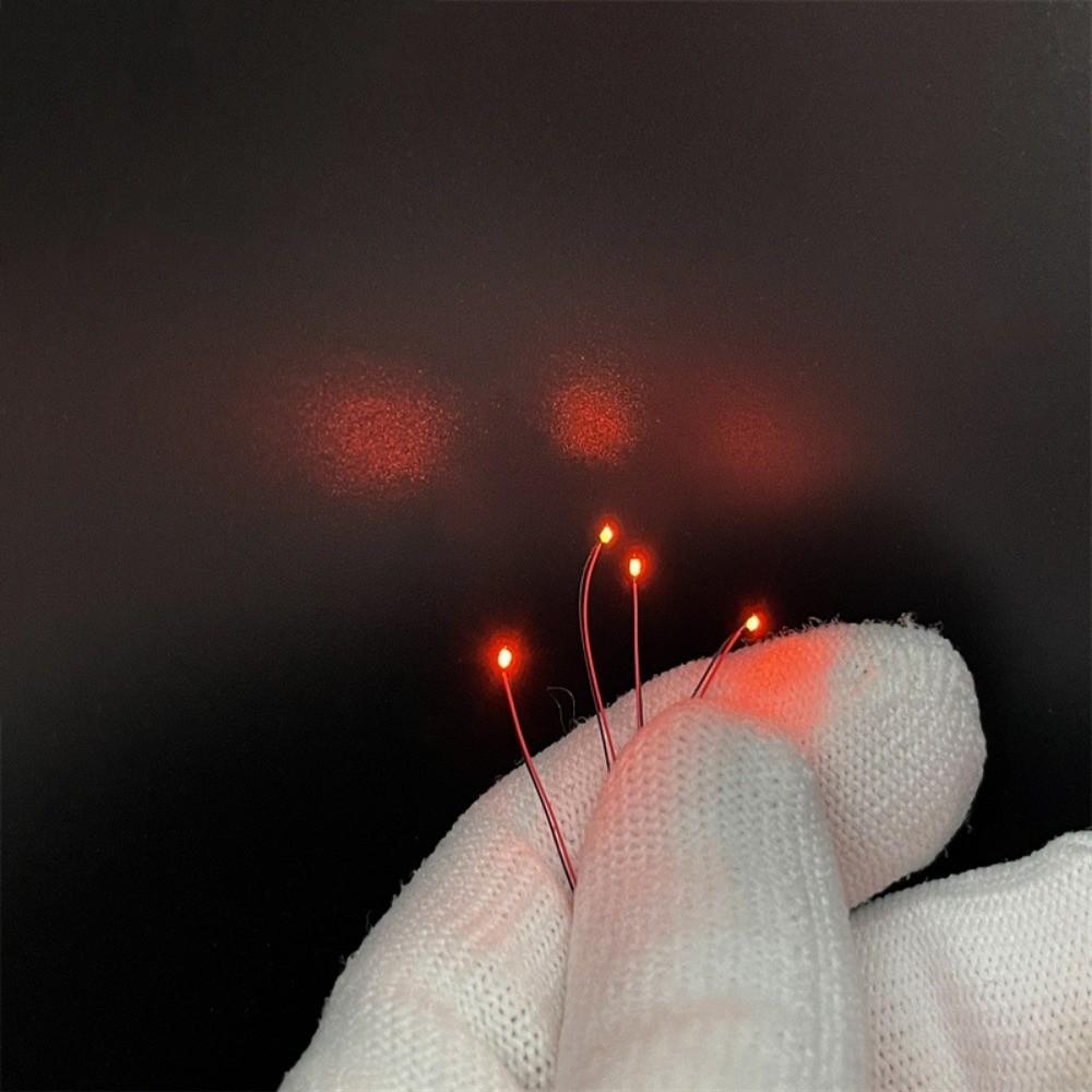 10 Stück HO N OO Maßstab Modellbahn Licht Rot Schwarz Linie DIY Umbau Modell Licht