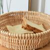 Košík na chleba Poutavý Skvělá dekorace Ručně pletený Ratanový Kynutý Košík na chleba pro Domov