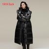 Yaya Women's 2024 Long Hooded Down Jacket