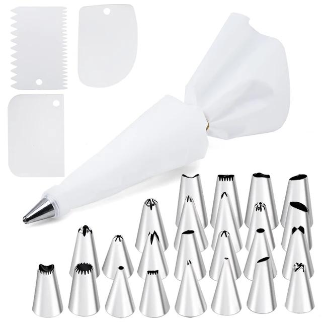 New 14/26/29 Pcs Set Cream Nozzles Pastry Tools Accessories For Cake Decorating Pastry Bag Kitchen Bakery Confectionery Equipmen