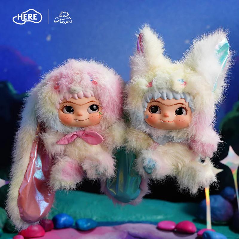 WAKUKU-Lis&Królik seria Halloweenowe Figury Tajemnicze pudełko (Pojedyncze pudełko / Pełny zestaw 6 pudełek)