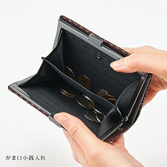 Genuine Leather Wallet with Coin Purse Background X Red Chrysanthemum Genuine Leather Gift Respect for the Aged Day 60th Birthday Gift Celebration