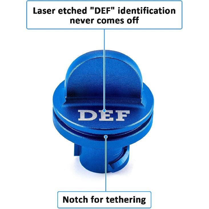 Wsays Magnetic Billet Aluminum Blue Diesel Exhaust Fluid Cap/DEF Cap & Green Fuel Cap Compatible With Dodge Ram Cumm EcoDiesel