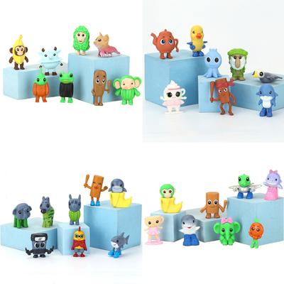 Tungtungsahur Sahur Figur Tralalero Tralala Spielzeug Bombardino Krokodil Schimpanzini Bananini Dekoration 3D-gedrucktes Modell Geschenk Puppe