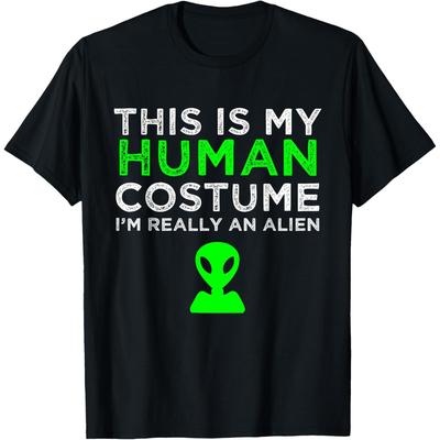 This Is My Human Costume I'm Really An Alien Graphic Tee for Men