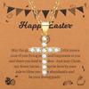 Cross Necklace for Women, Baptism First Holy Communion Confirmation Easter Gifts Teenage Christmas Gift for Mom Nephew