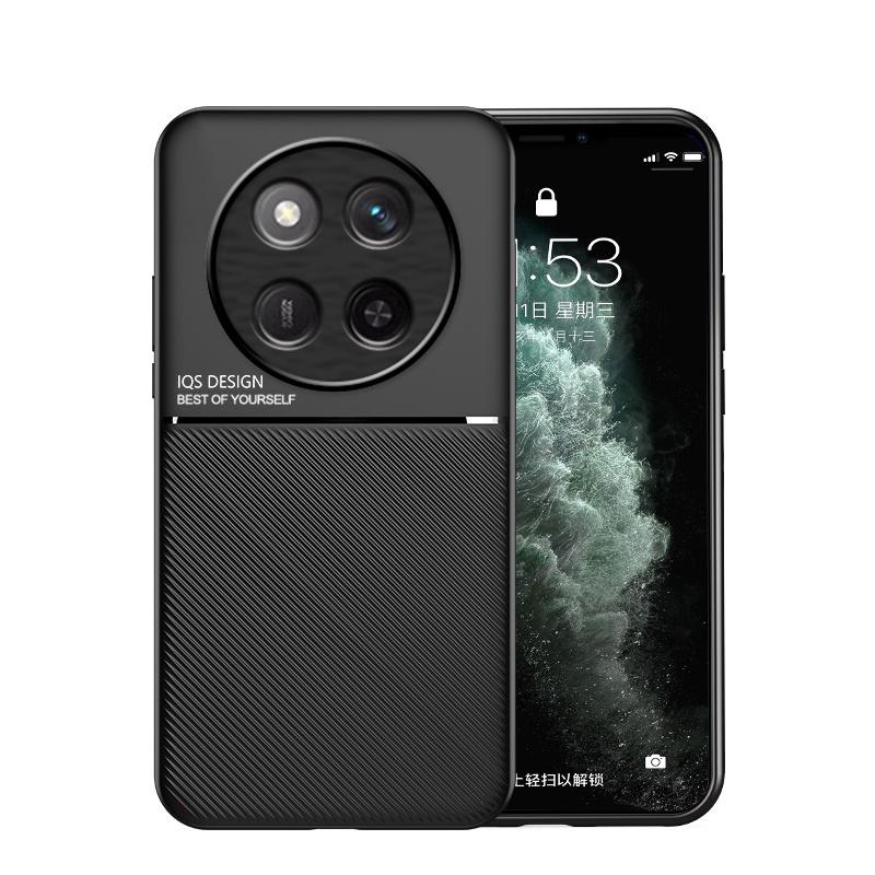 For Honor Magic7 Lite 5G Case Leather Car Magnetic Holder Shockproof Coque For Honor Magic 7 Lite Soft TPU Frame Protect Cover