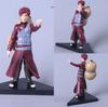 BANDAI 17CM Anime Naruto Shippuuden Gaara Stehende Szene Modell Spielzeugpuppe Sammlung Naruto Schreibtischornamente Actionfigur PVC