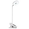 Rechargeable Clip On Led Desk Lamp Flexible Gooseneck Eye Caring Flicker Free For Study Home Office Dorm Reading Work