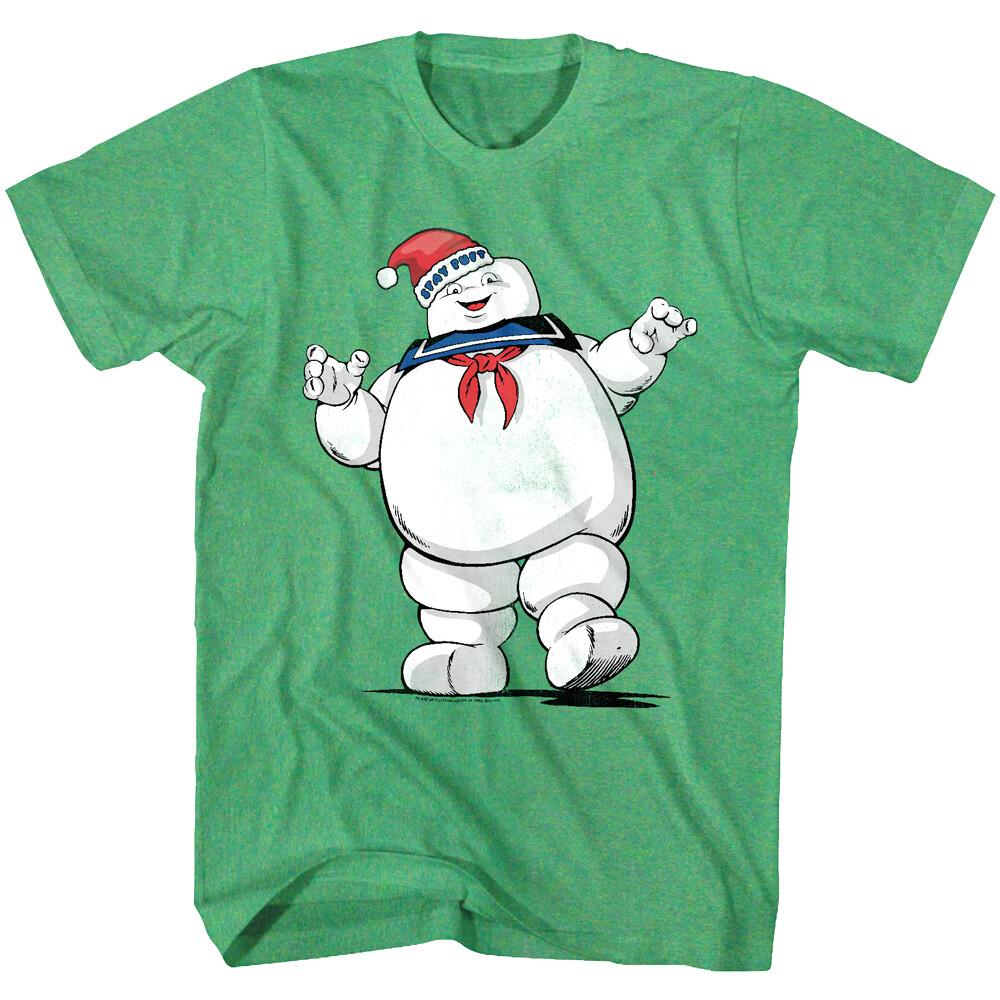 Ghostbusters Merry Xmas Stay Puft Men T Shirt L