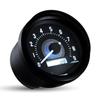 Daytona VELONA Motorcycle Electric Black 9000 RPM 44203 Tachometer/Voltmeter, Body/White LED, 60mm, Display,