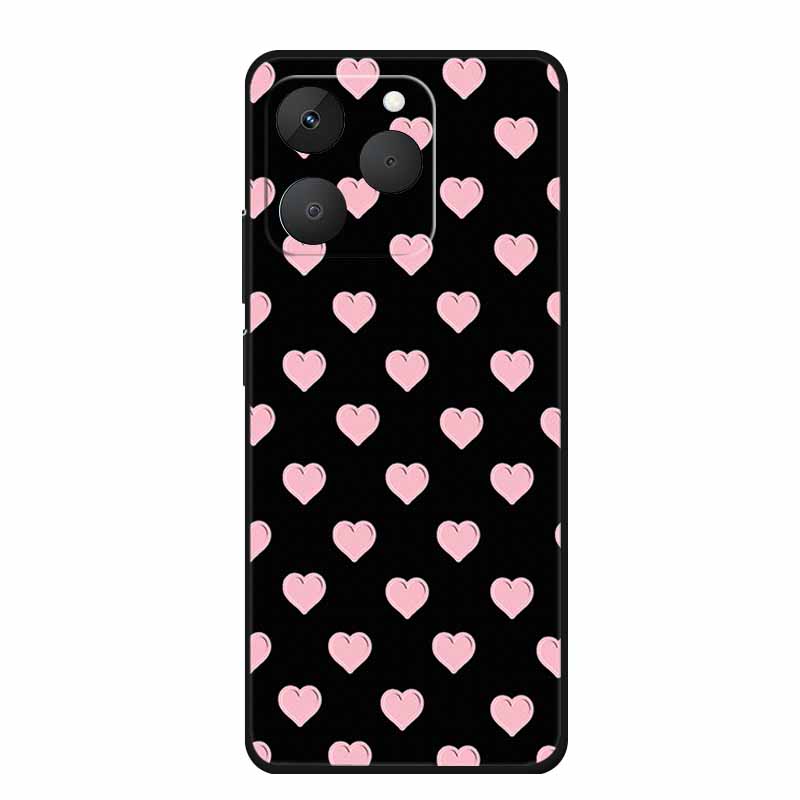 3D Emboss Case For Realme Note 70T Phone Case 70 T Coque Flowers Silicone Soft Back Cover For Realme Note 70 Narzo 80 lite Case