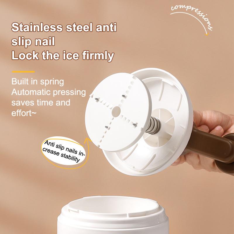 Mini Easy Ice Shaver Creative Shredding Shaved Crushing Machine Household Hand-Cranking Practical Portable Ice Cream Tools