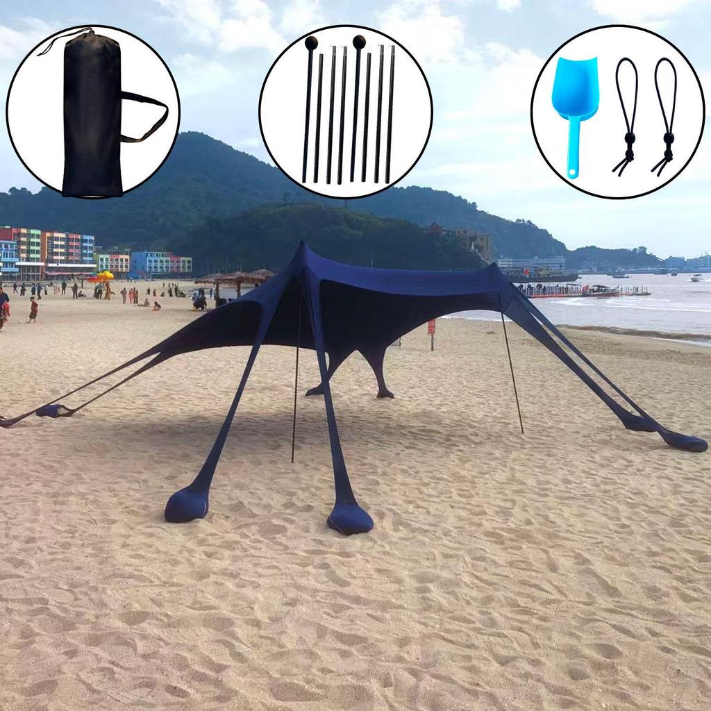 Przenośny Parasol Plażowy Lycra Namiot Baldachim