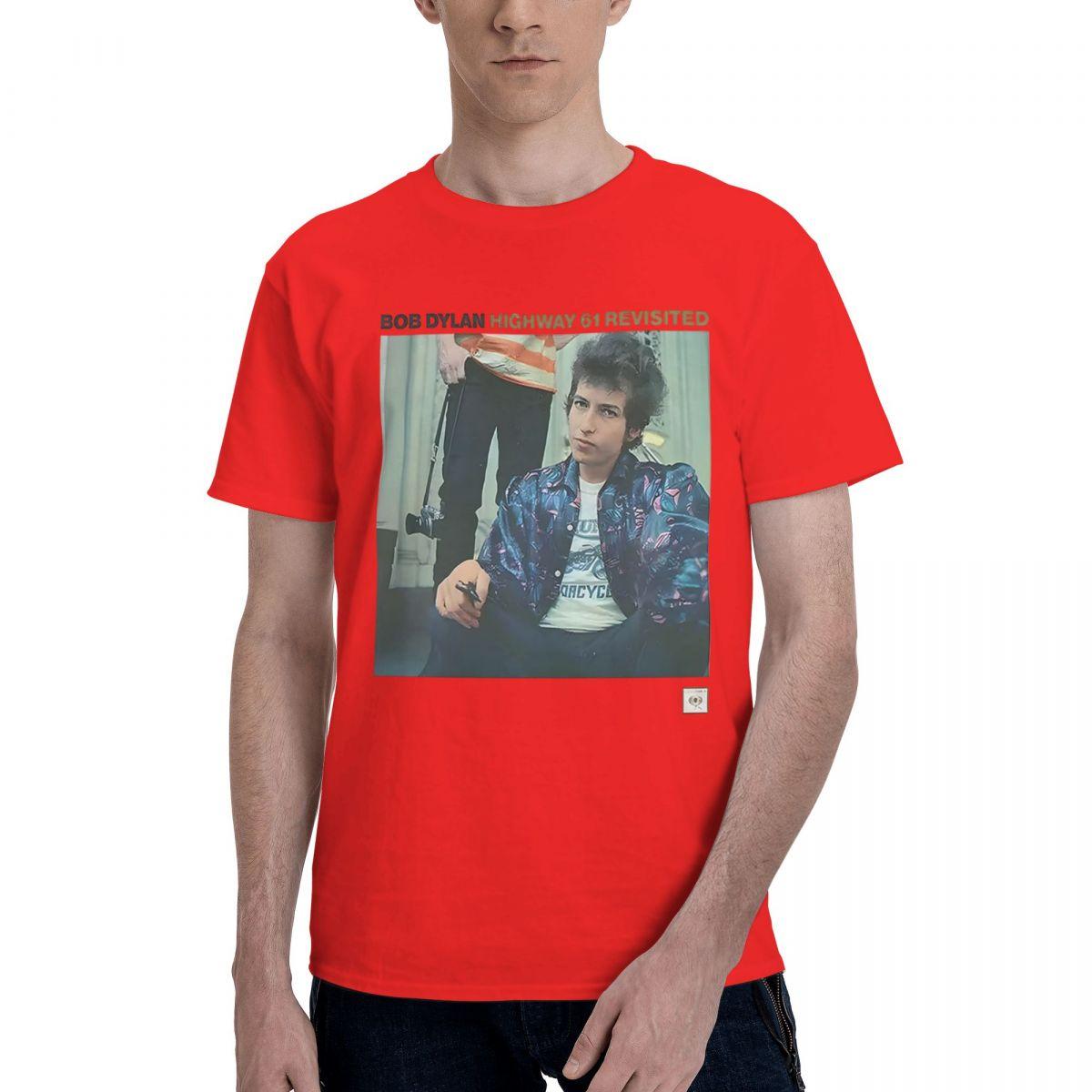 Bob Dylan Highway 61 Revisited 100 Cotton Casual Breathable Confortable Summer Funny Mens TShirts Funny Gifts S