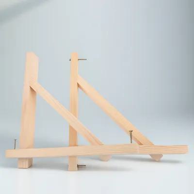 

2Pcs Triangular Wall Shelf Bracket Sturdy Metal Angle Bracket for Wooden Shelves Bookcase Workshop Restaurant Trailer DIY other