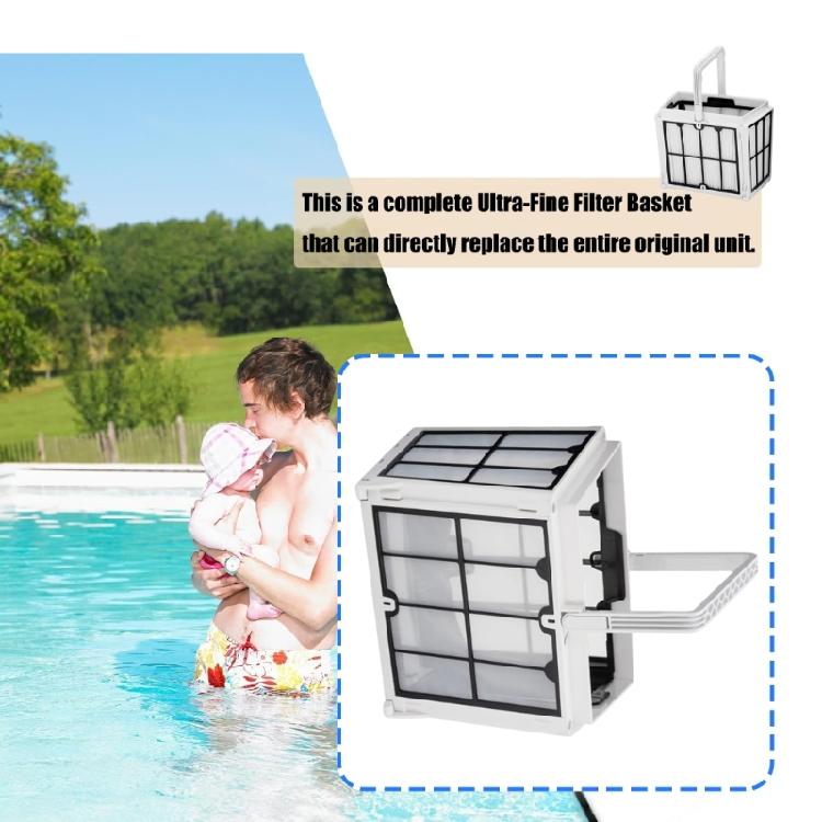 Advanced Robotic Pool Cleaning Filter Basket Replacement With Reinforced Construction Fine Mesh For Water Filtrations