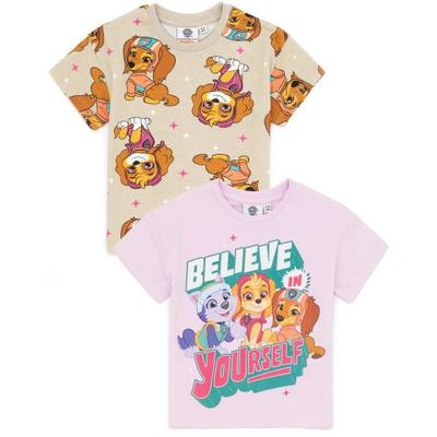Girls Believe In Yourself T-Shirt (Pack of 2)