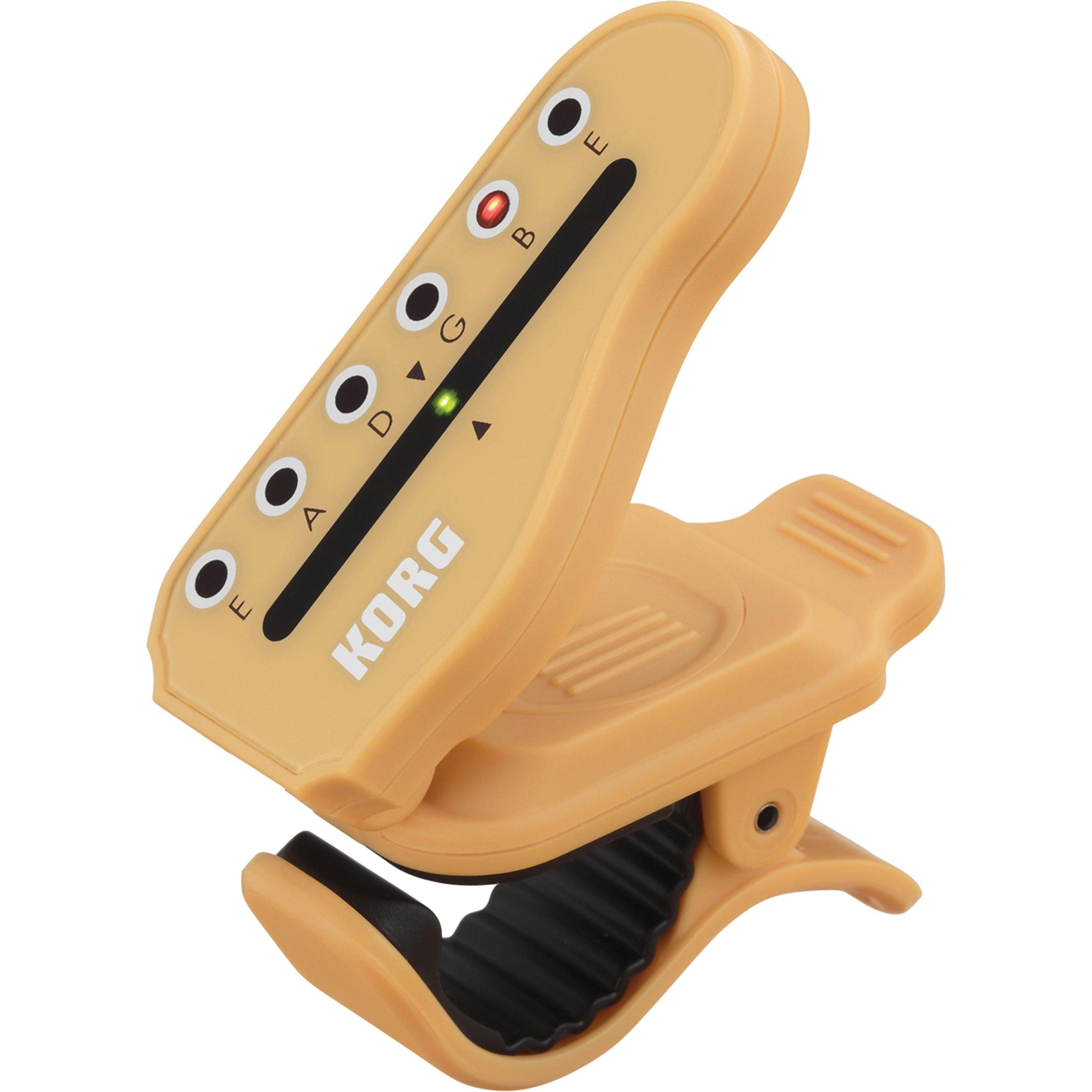 KORG Headtune Guitar A guitar tuner for easy tuning and 35 hours of continuous HT-G1 Clip-on Tuner head-shaped operation.